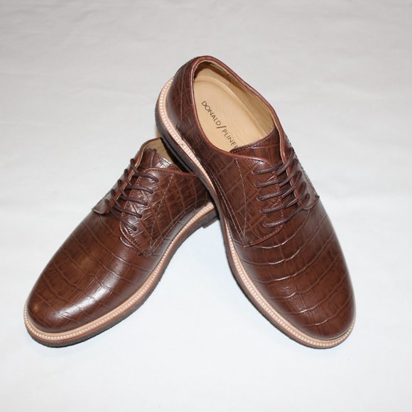 DONALD PLINER LANCE WALNUT CROCCO DERBY 8M main image 7